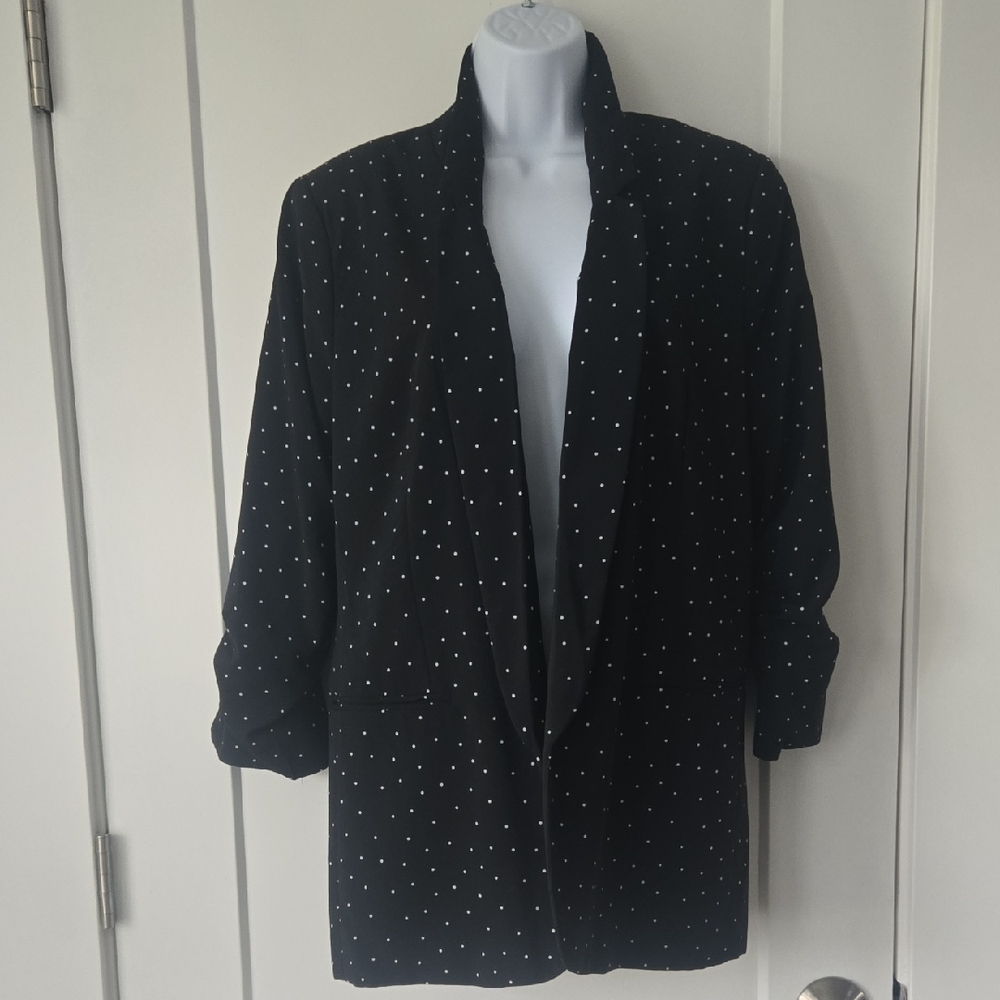 Jules & Leopold Black Blazer with White Dots